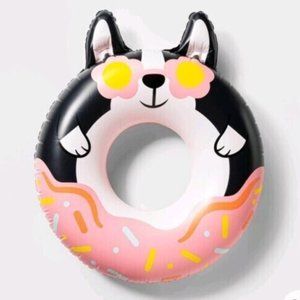 Sun Squad Donut Boxer Dog with Sunglasses Swim Tube